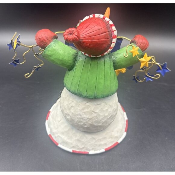 VTG Debra Jordan Bryan LET IT SNOW Snowman & Little Snowman Figurine Christmas - Picture 3 of 9